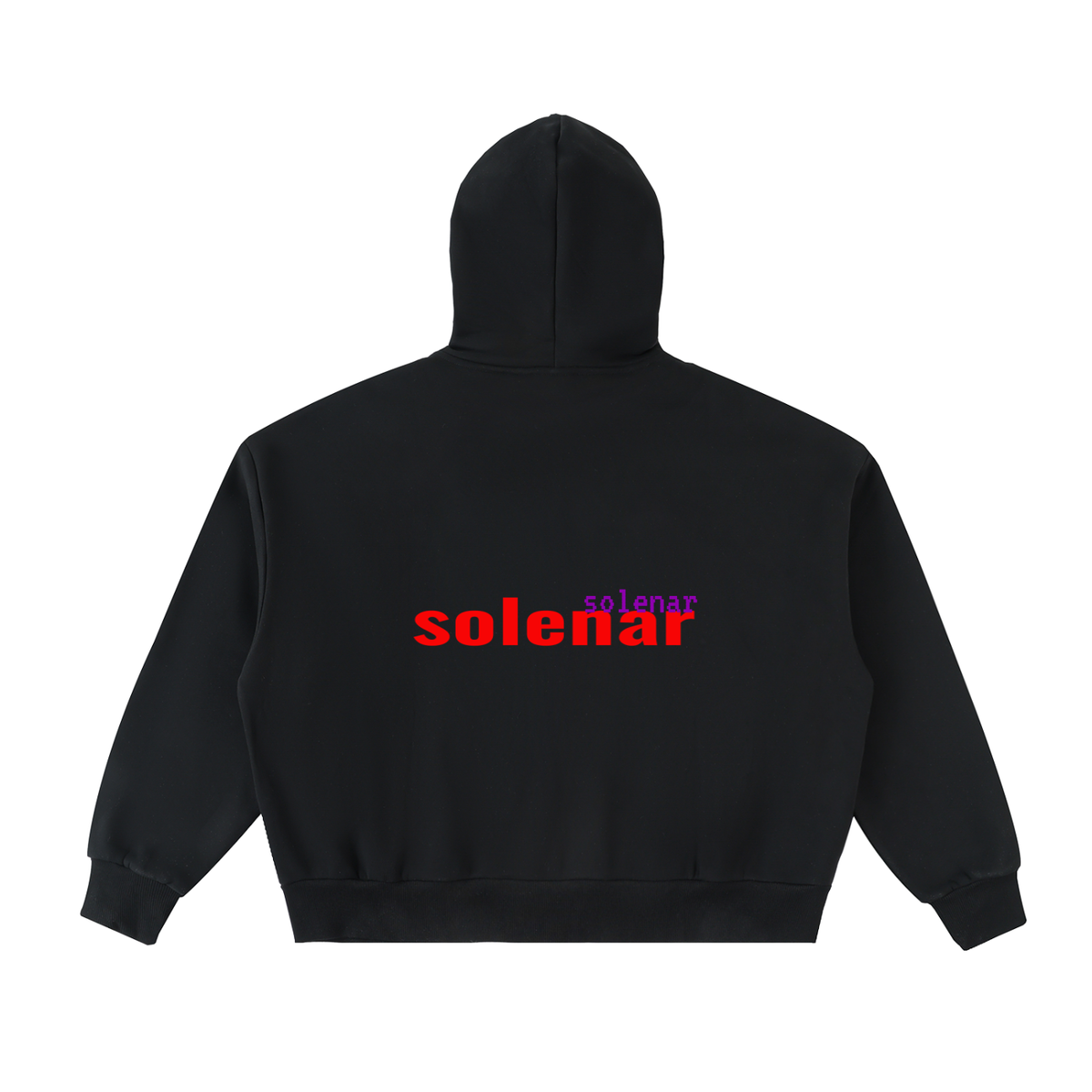 EYE Fleeced Full-Zip Boxy Hoodie
