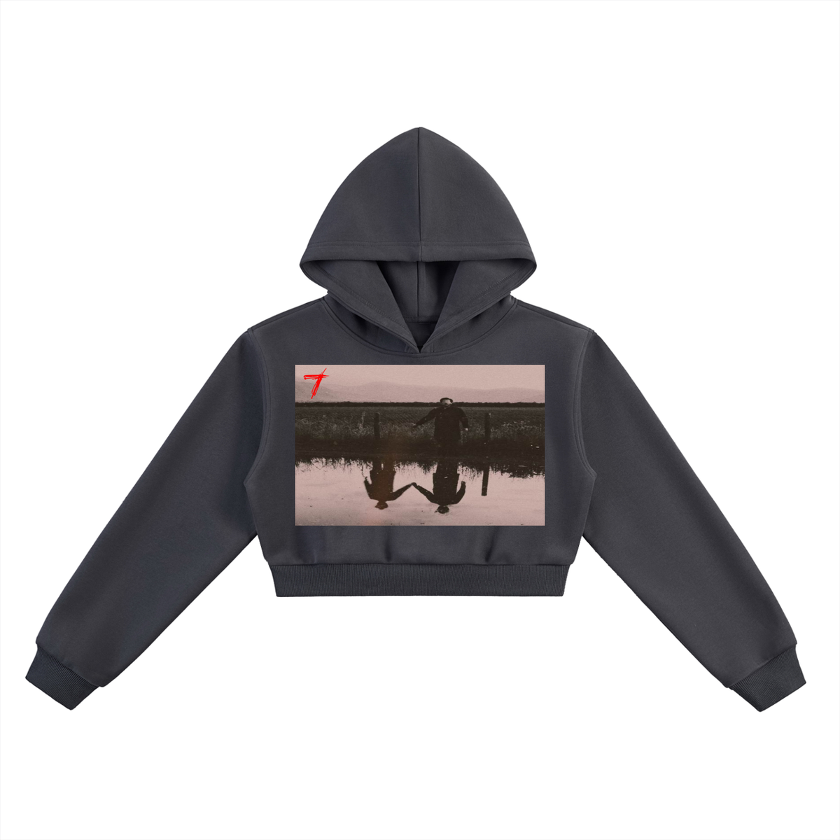 Woman Essential Cropped Hoodie
