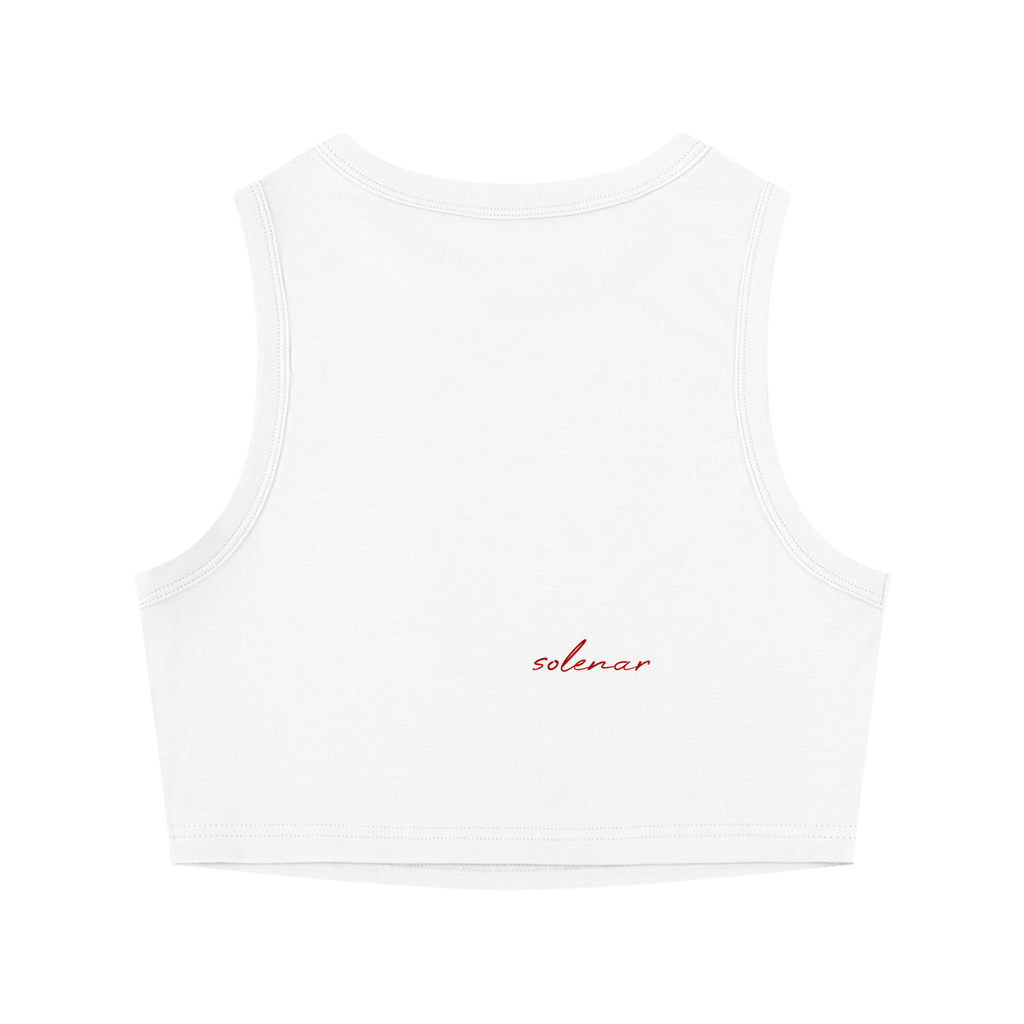 Women's Tight Crewneck Crop Tank Top