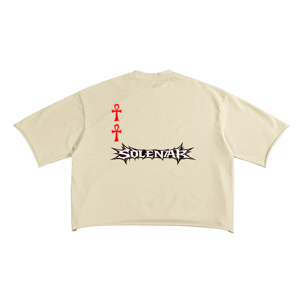 French Terry Raw Edge T-Shirt