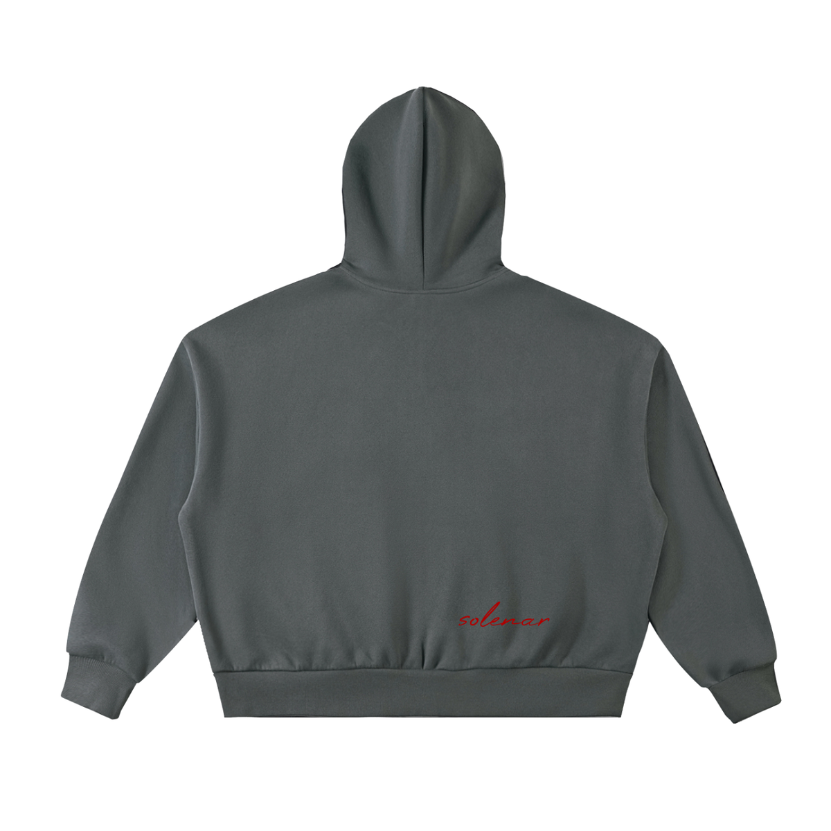 Triple 7 Fleeced Full-Zip Boxy Hoodie