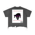 Death To Ego Distressed Hem T-Shirt