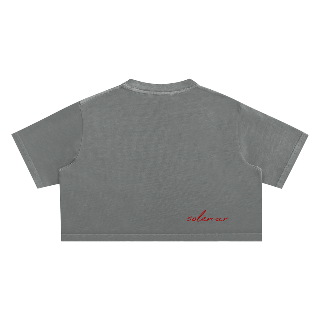 Woman Triple 7 Crop Top