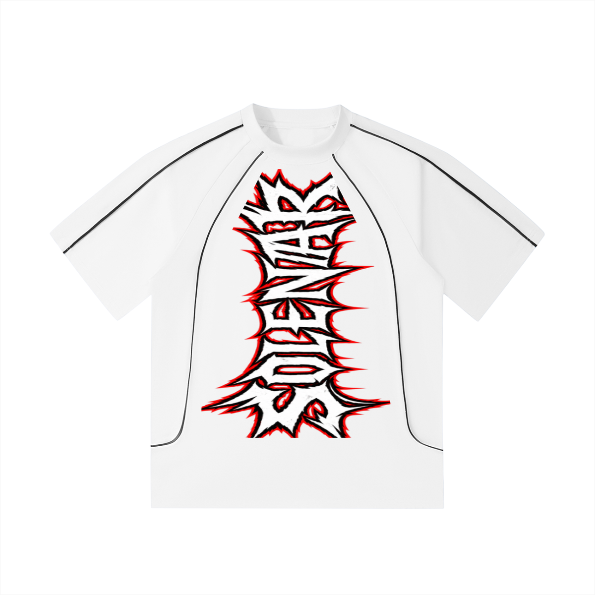 Contrast Stitch Raglan T-Shirt