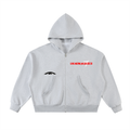 Fleeced Full-Zip Boxy Hoodie