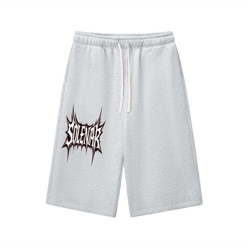 Relaxed Drawstring Three-quarter Sweatpants