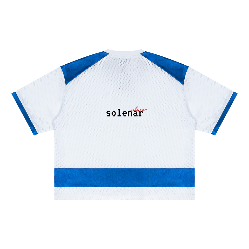 Unisex Raglan Sleeve Mesh Boxy T-Shirt