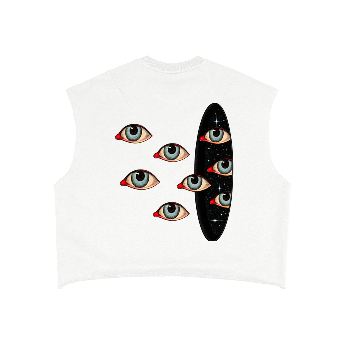 to many eyes boxy tank top