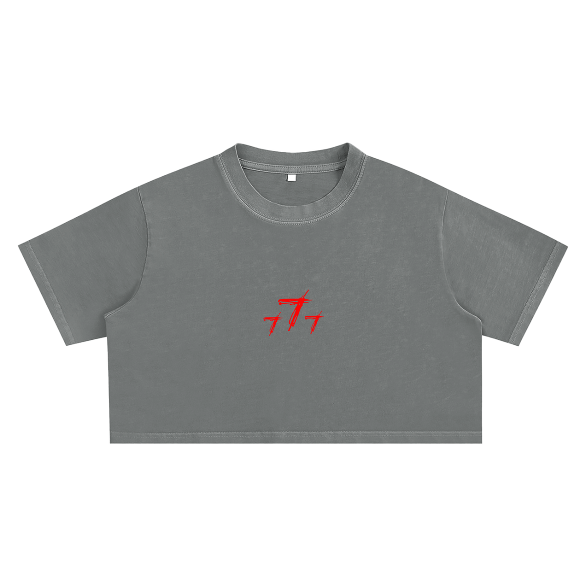 Woman Triple 7 Crop Top