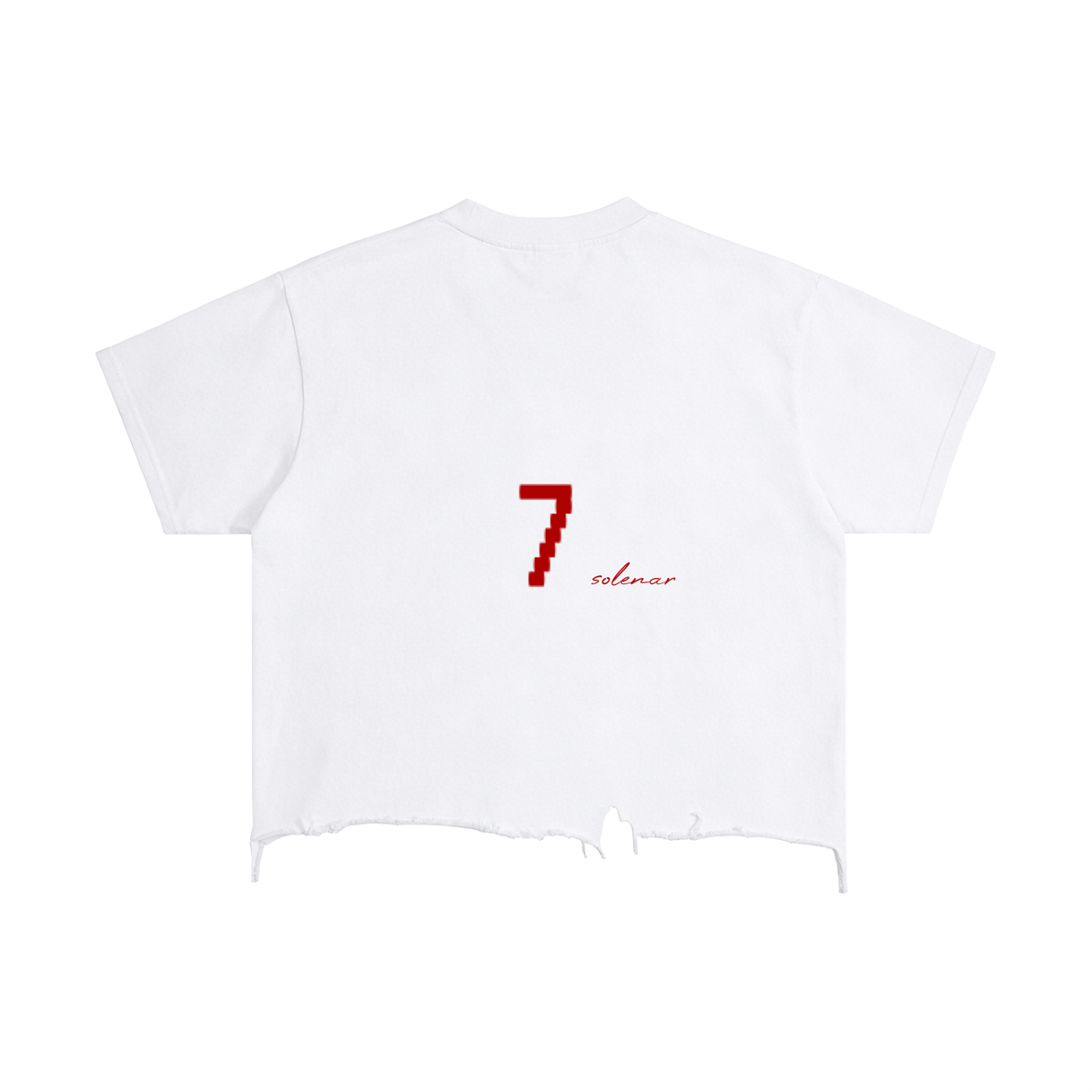 Vintage Wash Boxy Distressed Hem T-Shirt