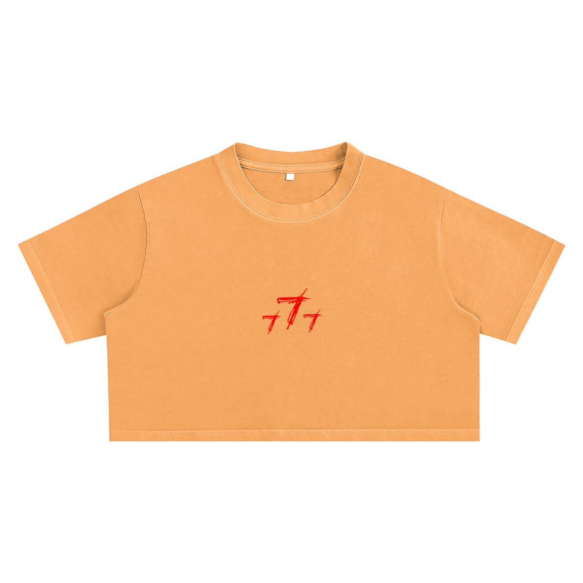 Woman Triple 7 Crop Top