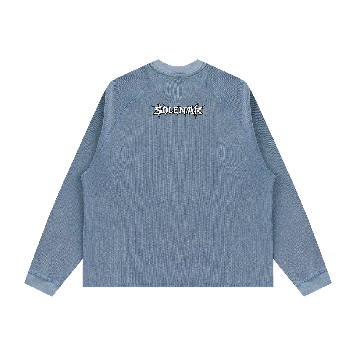 Unisex Vintage Wash Boxy  Waffle T-Shirt