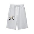 Relaxed Drawstring Three-quarter Sweatpants