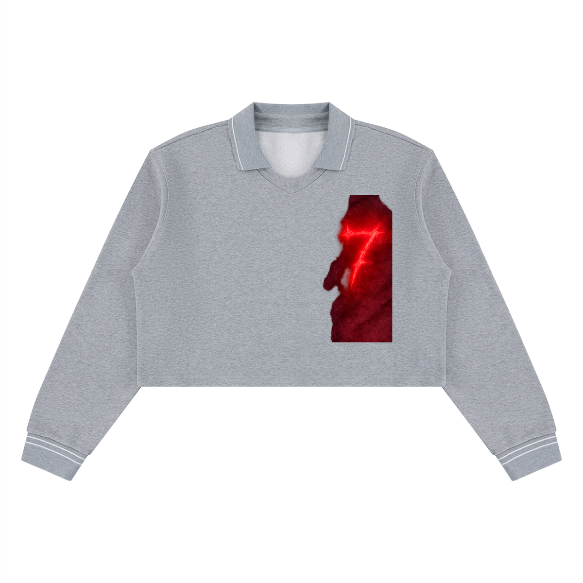 Women’s Crop Collared Sweatshirt