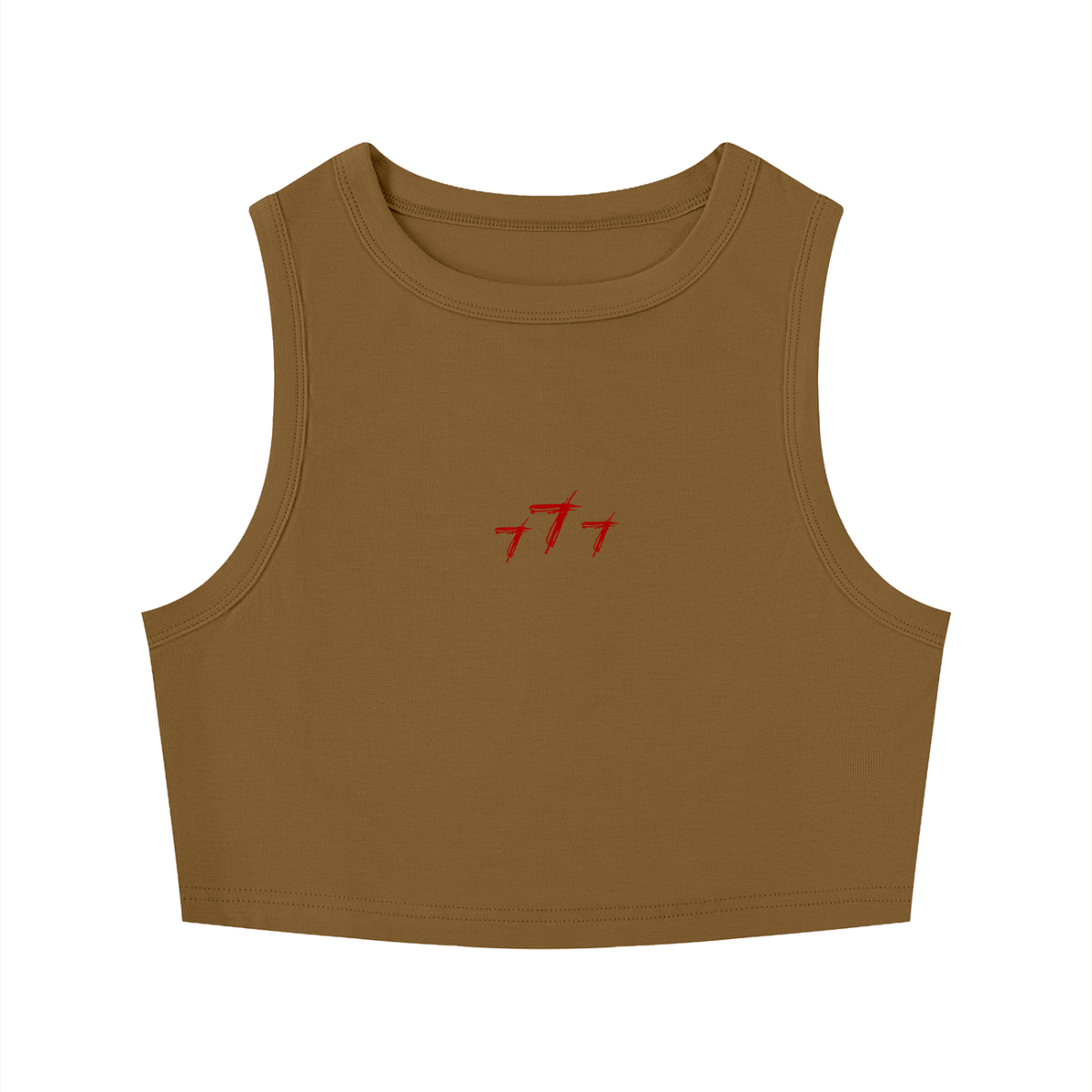 Women's Tight Crewneck Crop Tank Top