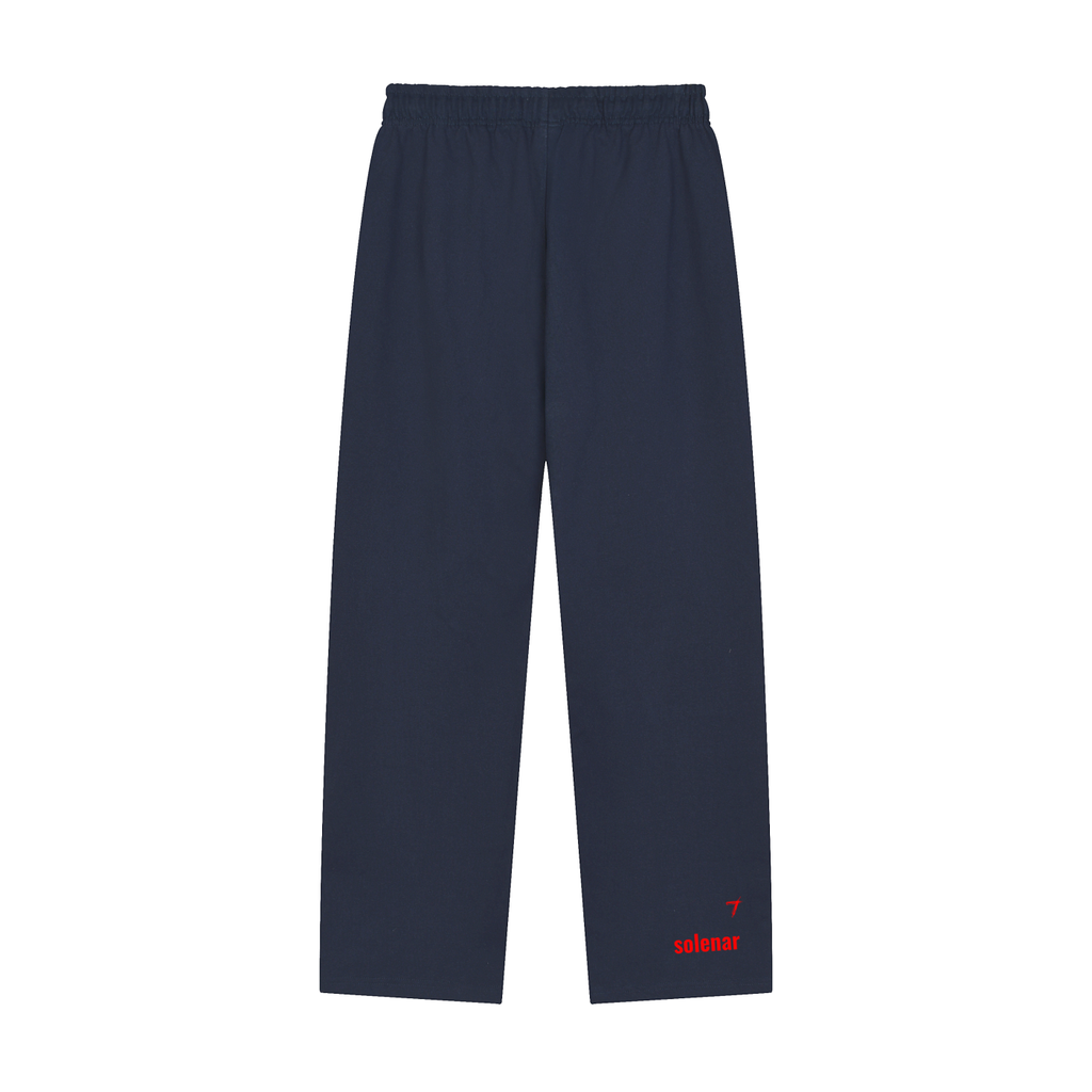 Ankh Solid Color Straight-Leg Sweatpants
