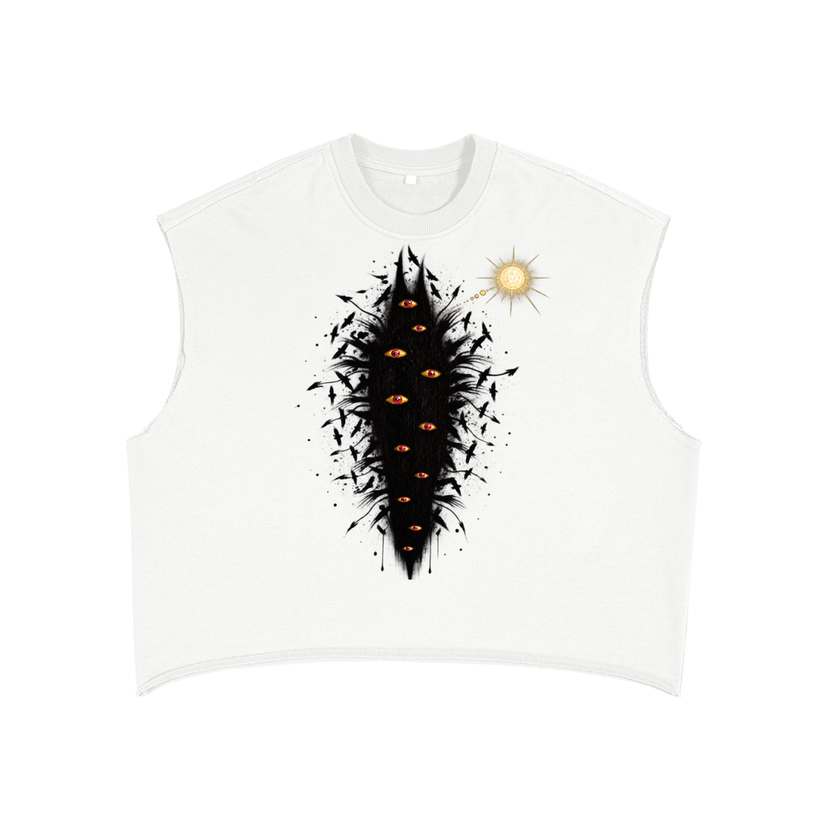 see past the void boxy tank top