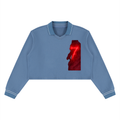 Women’s Crop Collared Sweatshirt