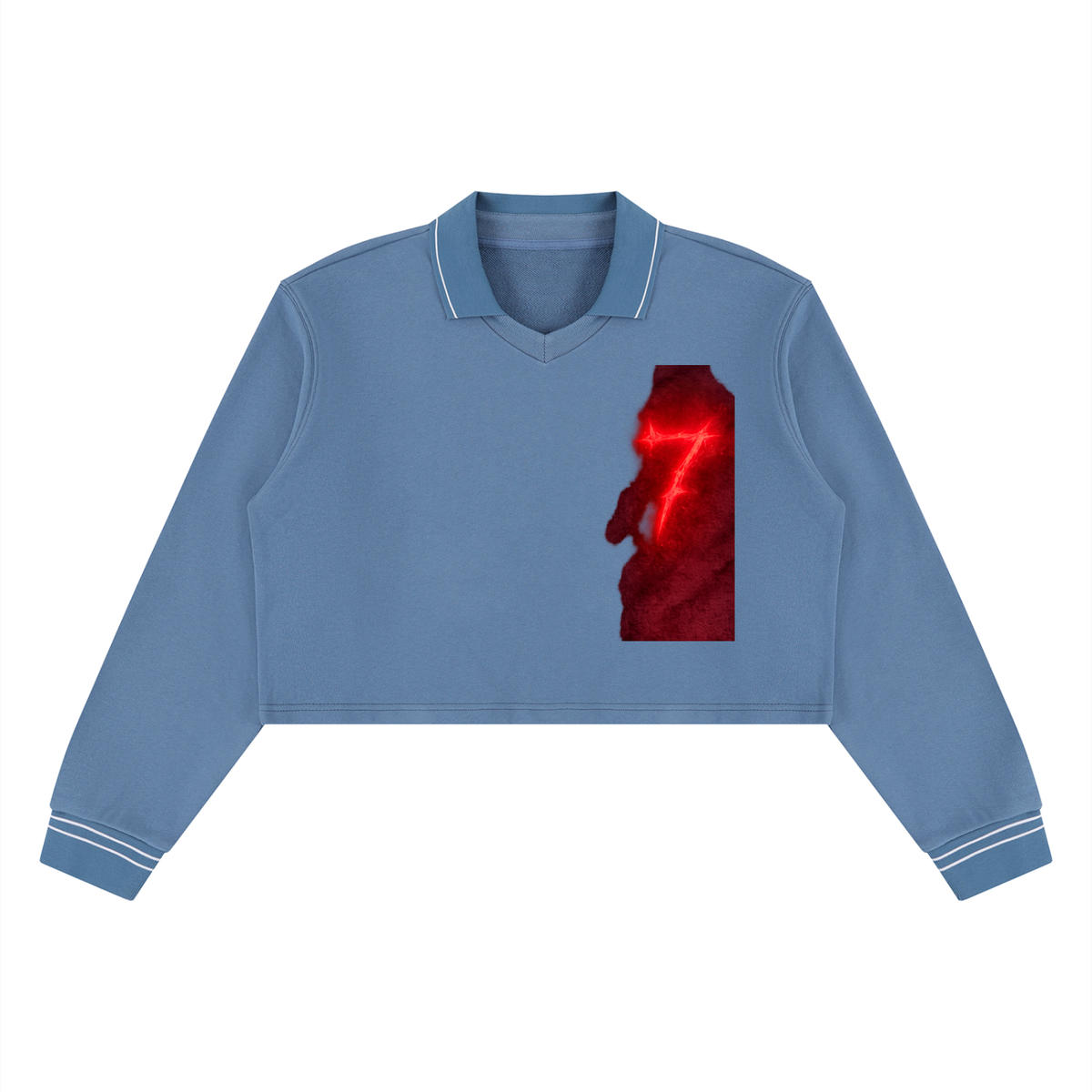 Women’s Crop Collared Sweatshirt