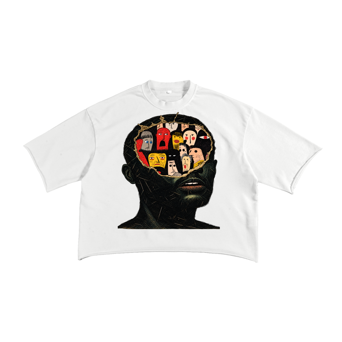 a lot of minds Raw Edge T-Shirt