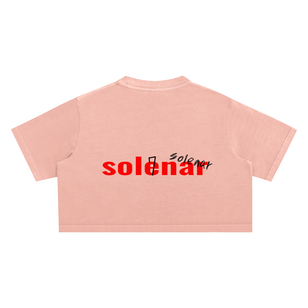 Woman's Snow Washed Crop Top