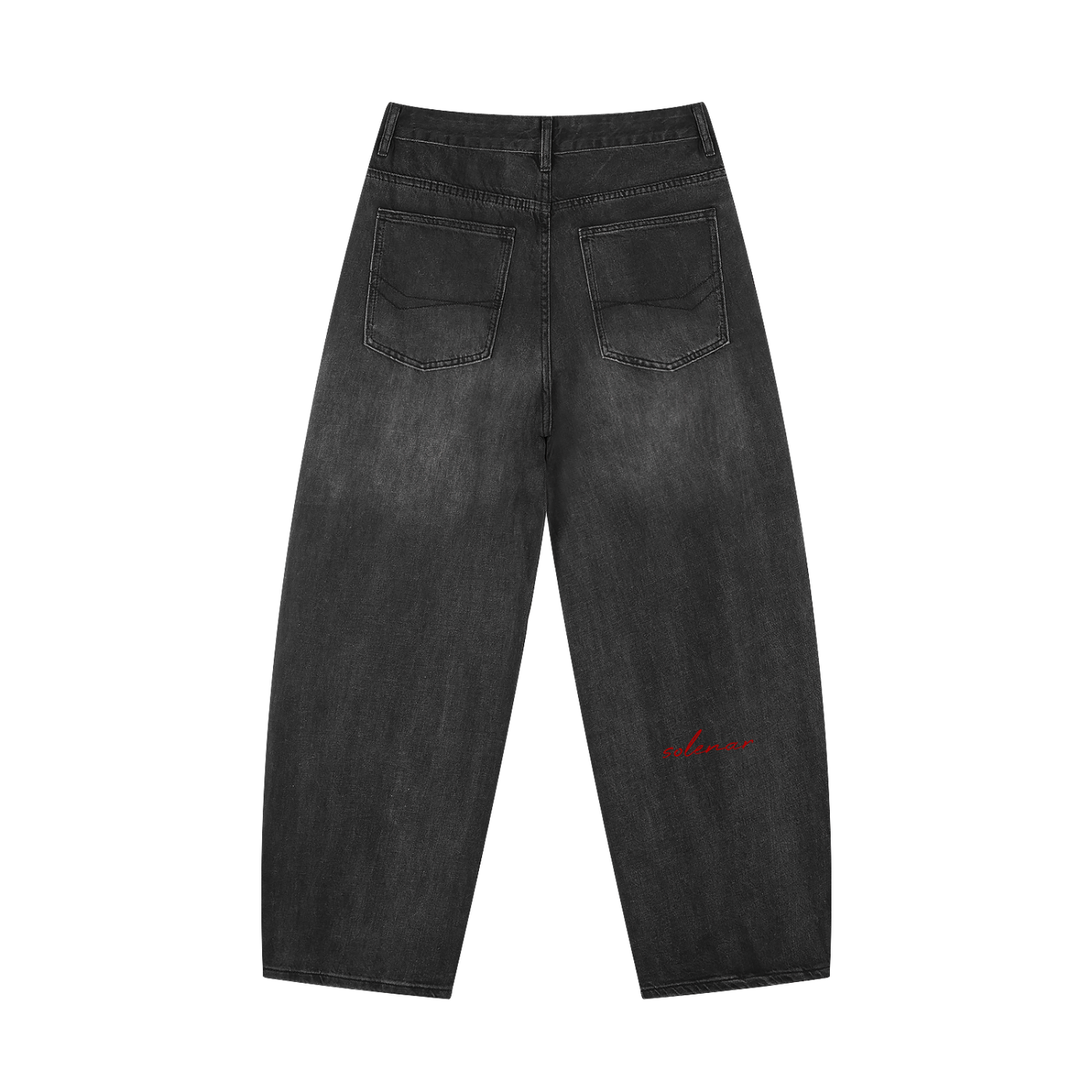 Men's Sunfade Vintage Wash Barrel Leg Jeans