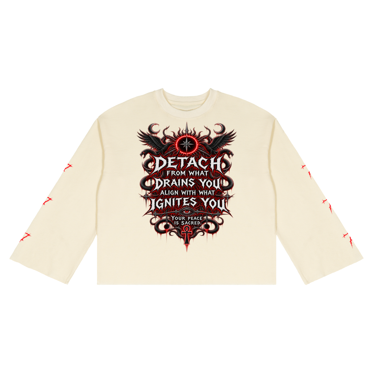 Stoic Unisex Waffle Raw Edge T-Shirt