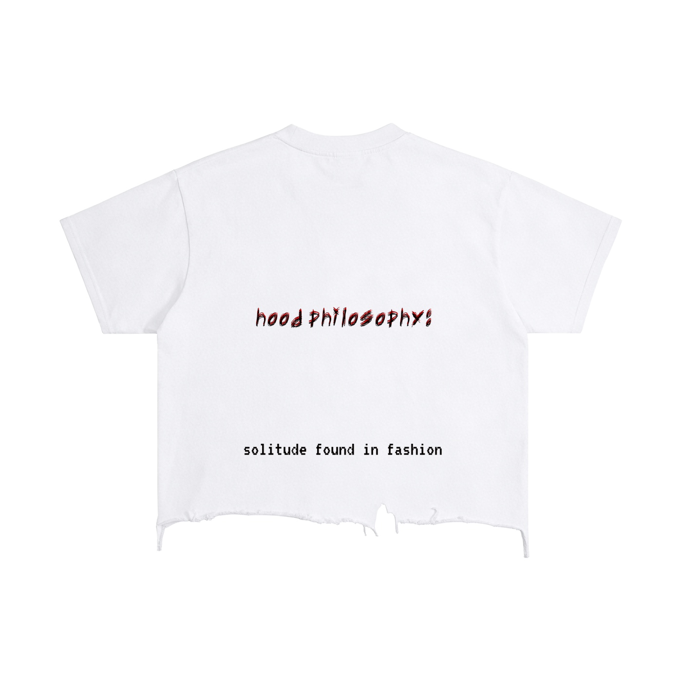 Solitude Distressed Hem T-Shirt