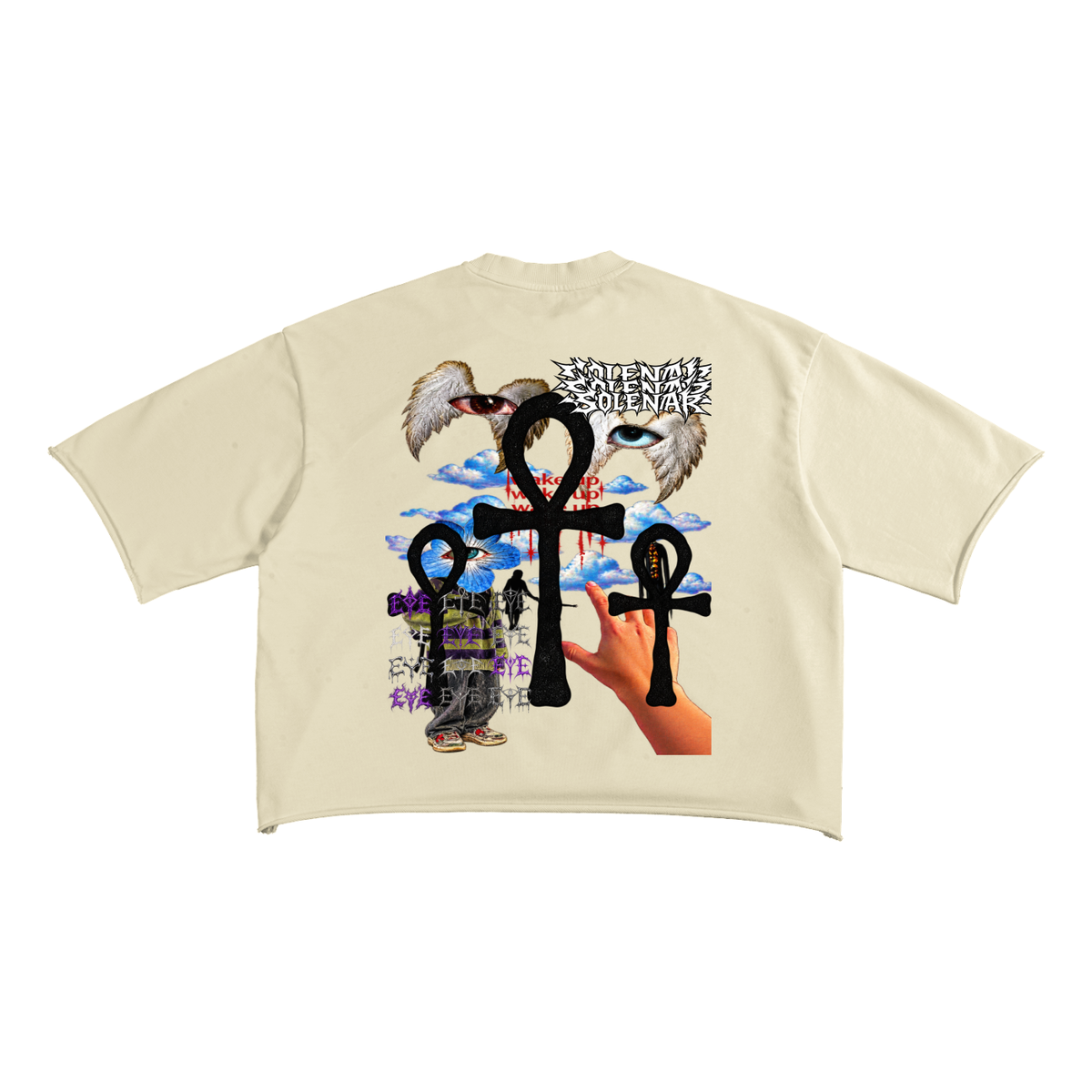 "3x solenar" Raw Edge T-Shirt