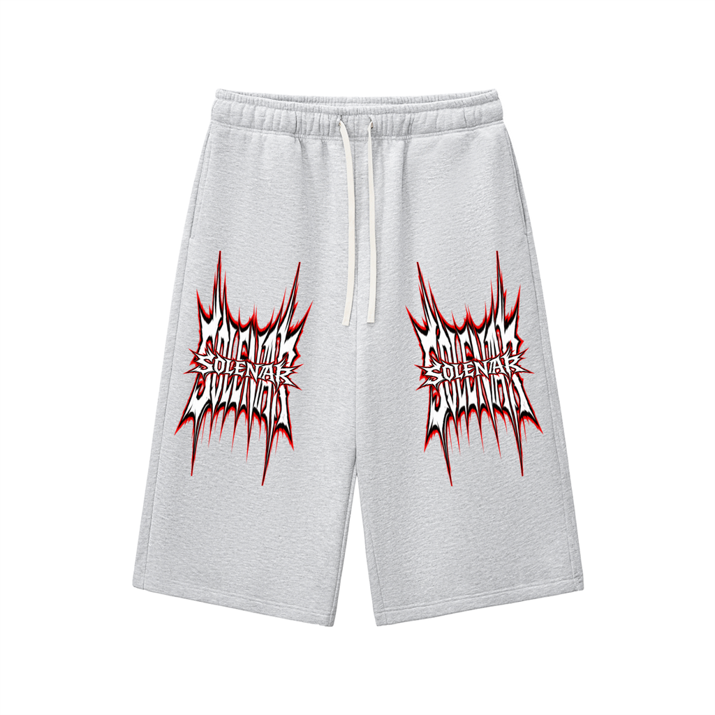 Relaxed Drawstring Three-quarter Sweatpants