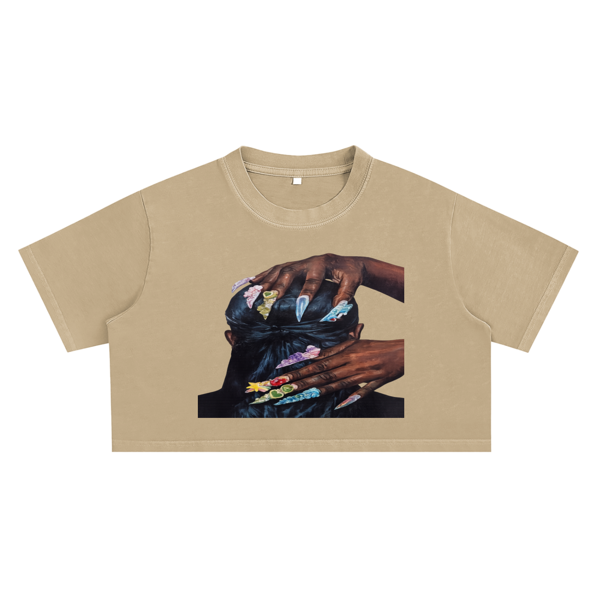 Woman's Snow Washed Crop Top