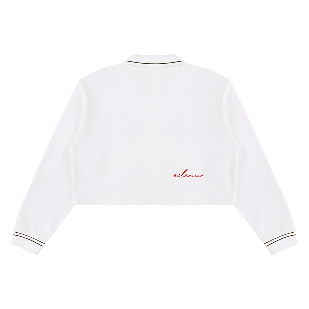 Women’s Crop Collared Sweatshirt