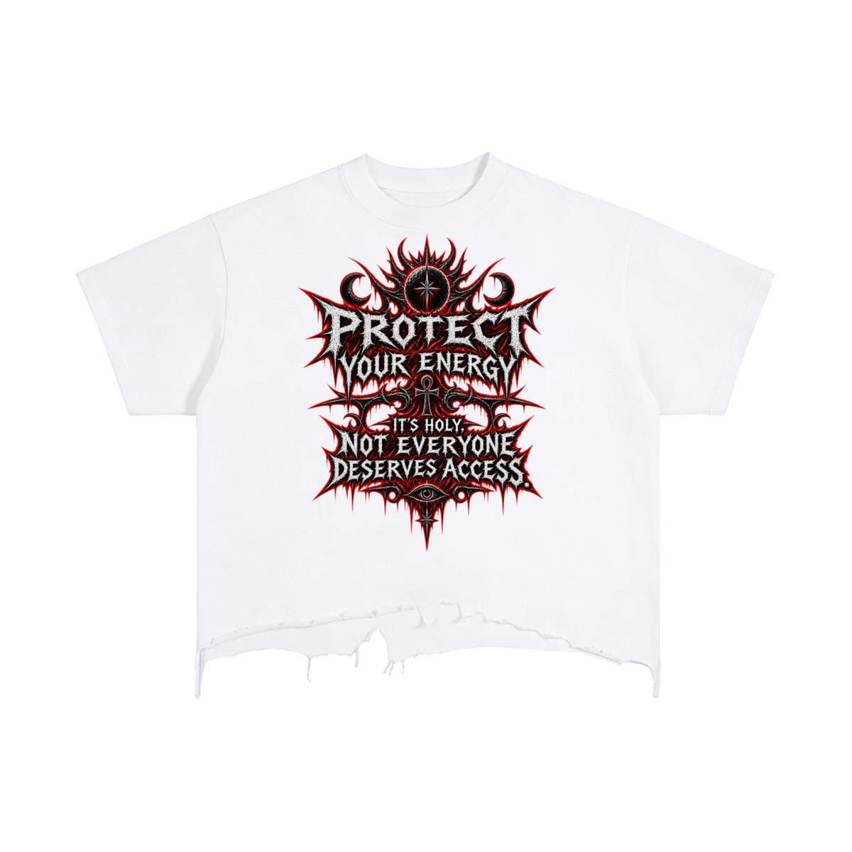 Stoic Vintage Wash Boxy Distressed Hem T-Shirt