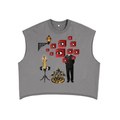 to many eyes boxy tank top