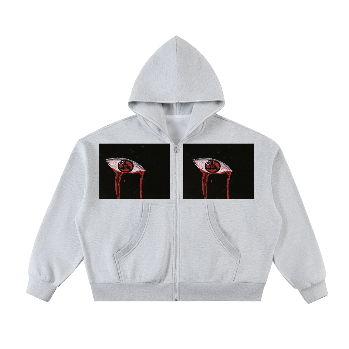 Itachi EYE Full-Zip Boxy Hoodie