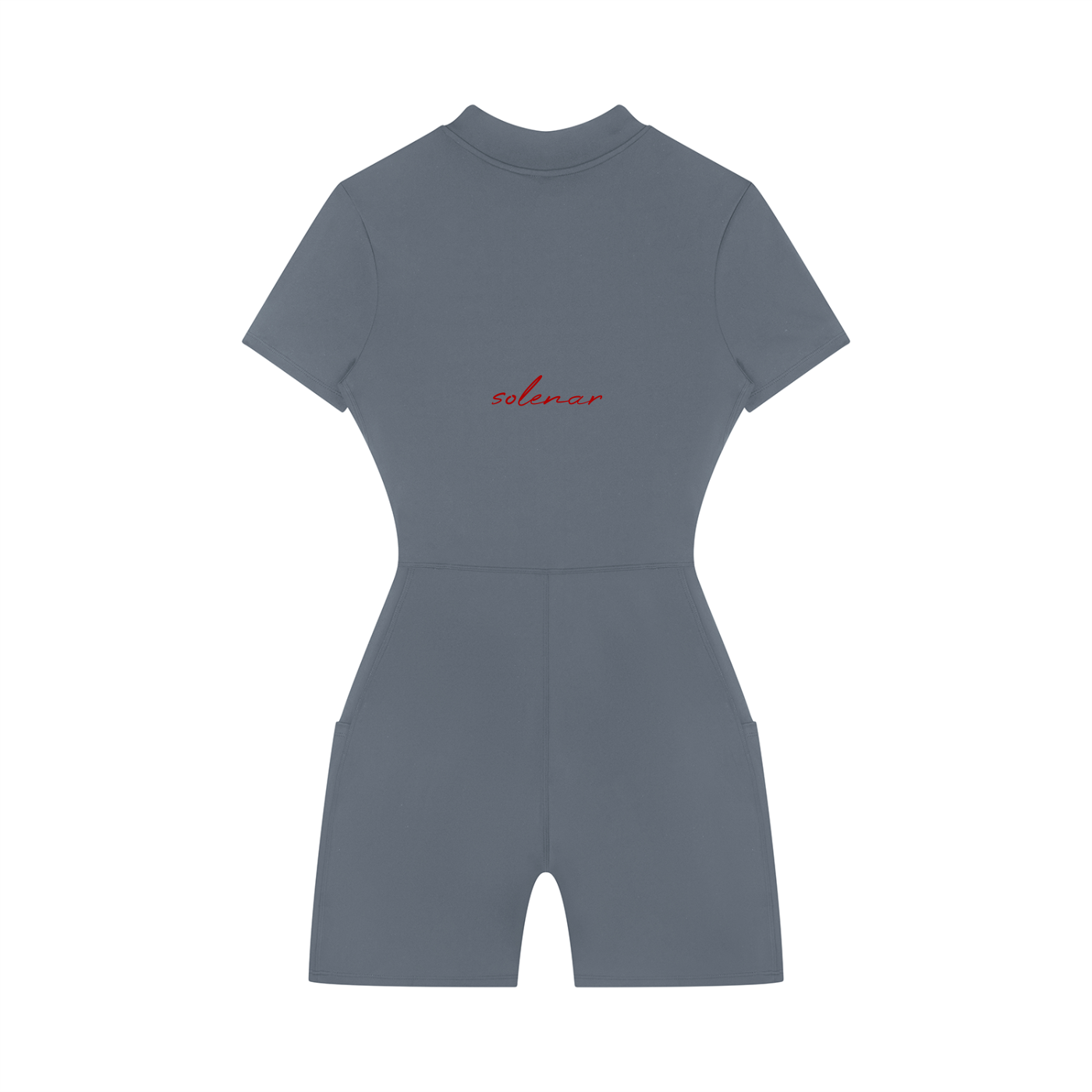 Women's Quarter-Zip Short Sleeve Romper