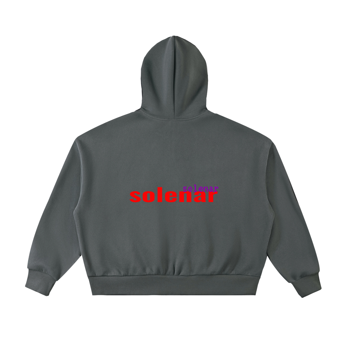 EYE Fleeced Full-Zip Boxy Hoodie