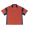 Unisex Boxy Color Block Polo Shirt