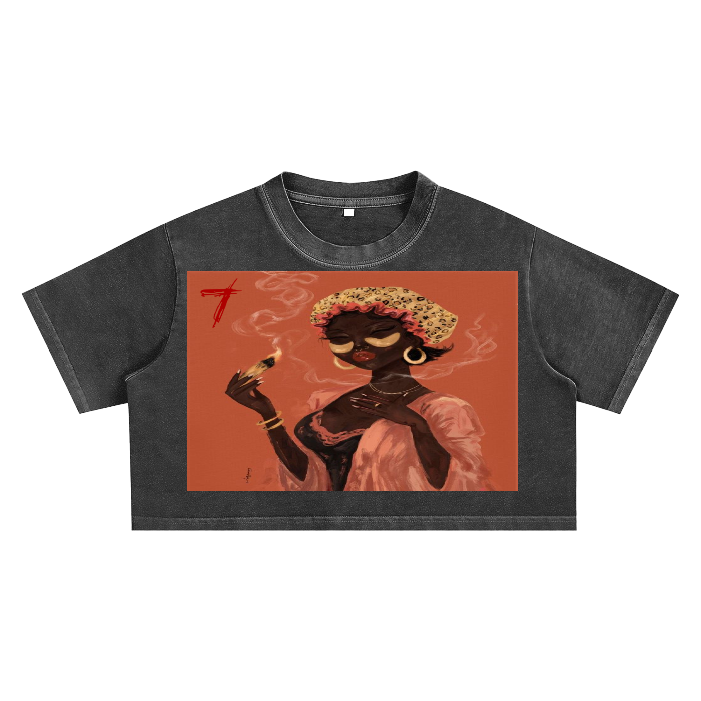 Melanated Goddess Crop Top