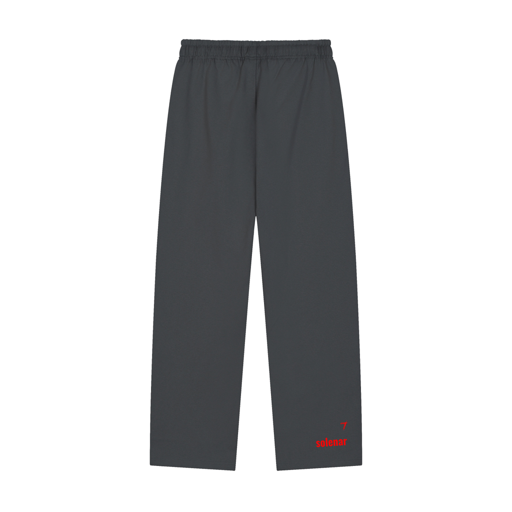 Ankh Solid Color Straight-Leg Sweatpants
