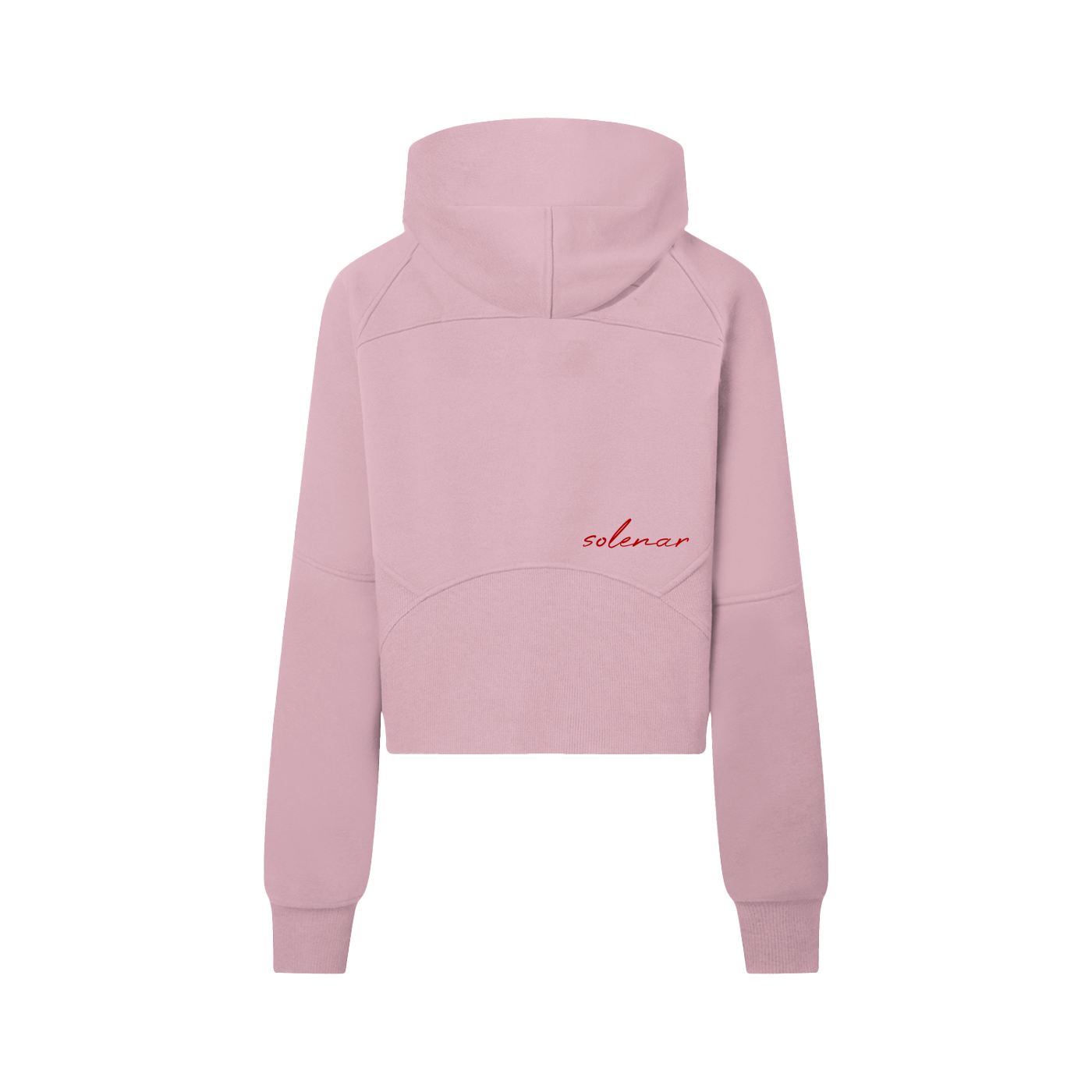 Woman Cropped Half-Zip Hoodie