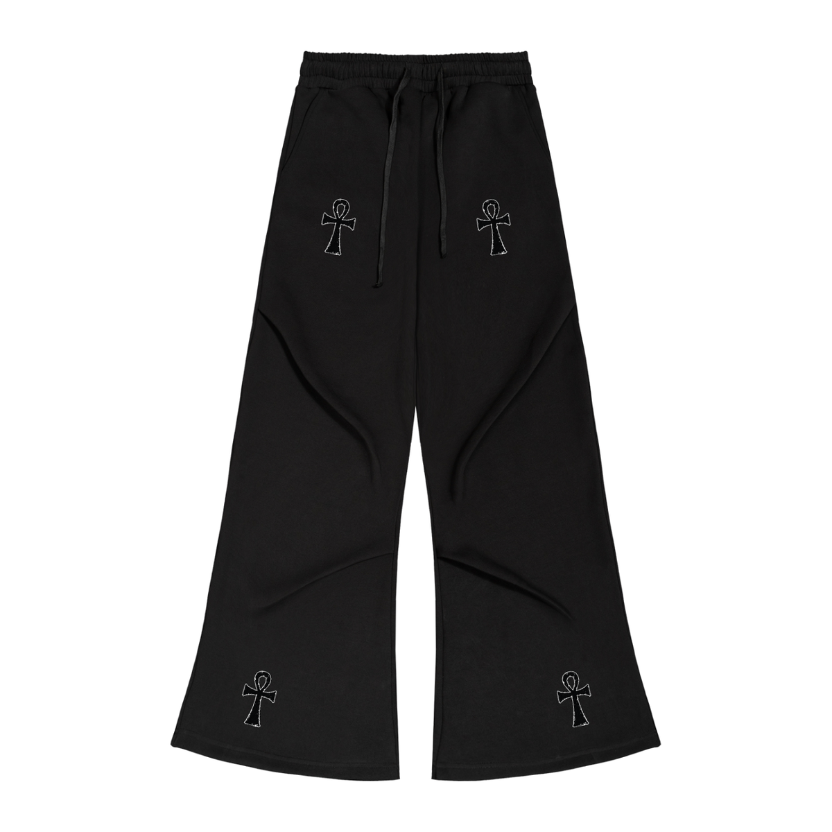 Wide Leg Drawstring Sweatpants