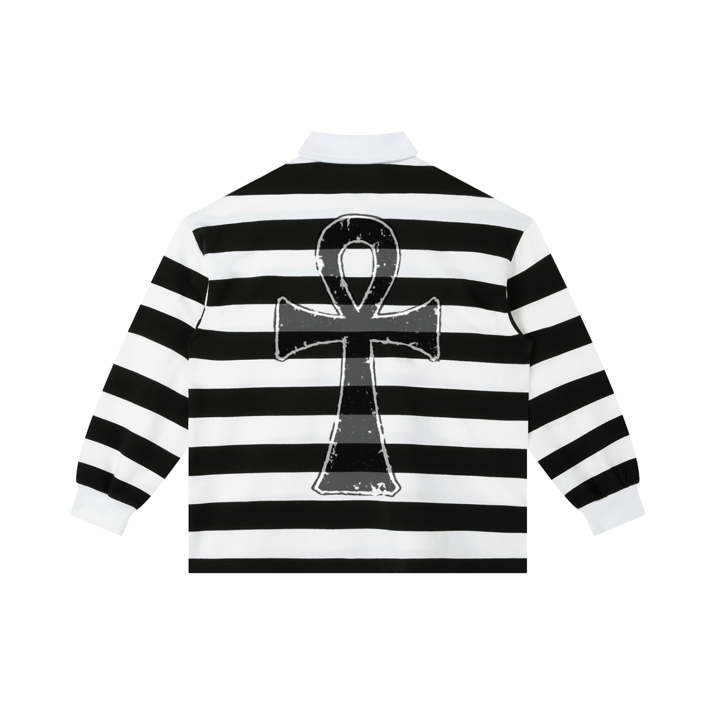 Color Block Stripe Polo Shirt
