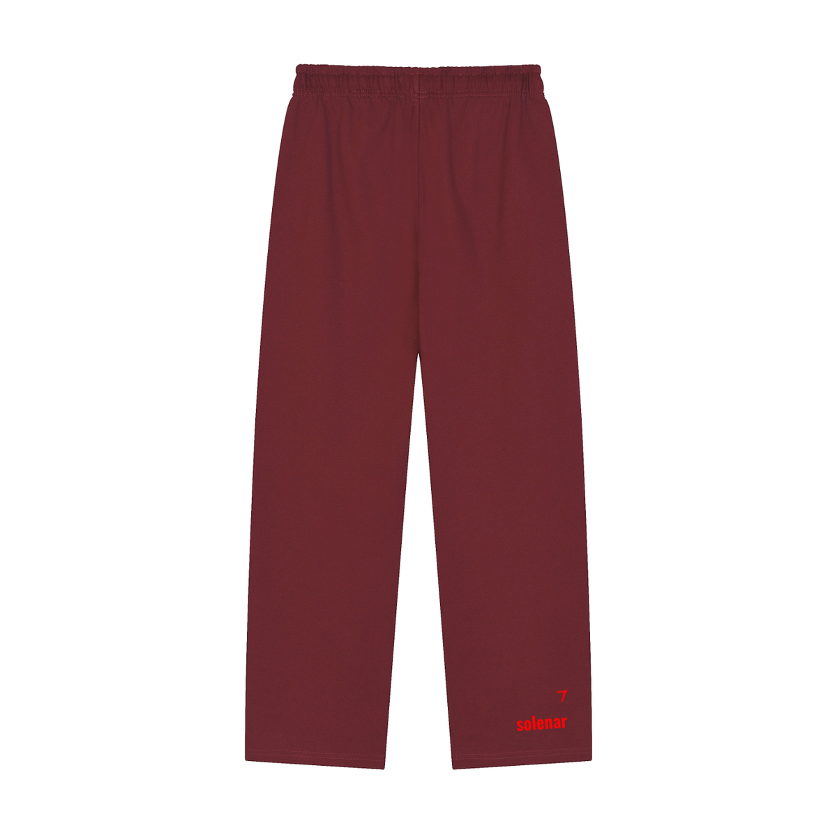 Ankh Solid Color Straight-Leg Sweatpants