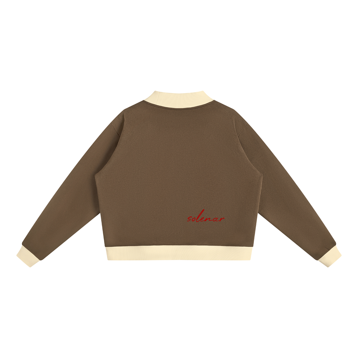 Women’s Mock Neck Crewneck Sweatshirt