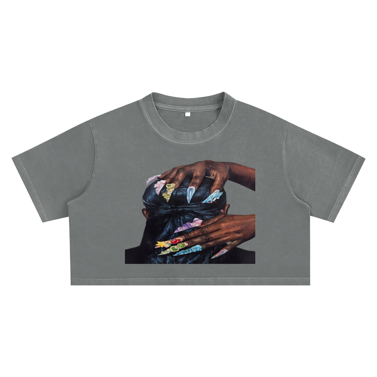 Woman's Snow Washed Crop Top