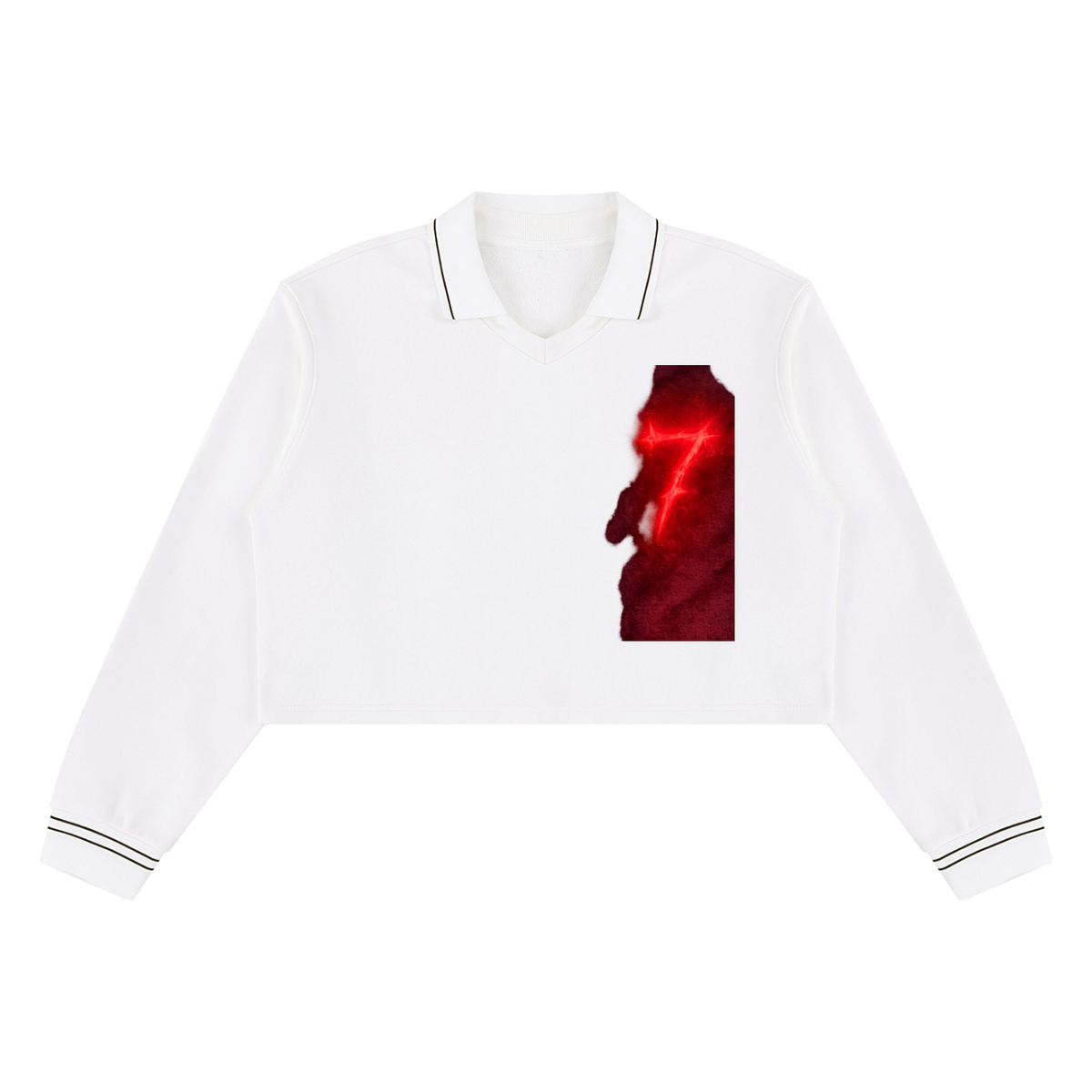 Women’s Crop Collared Sweatshirt