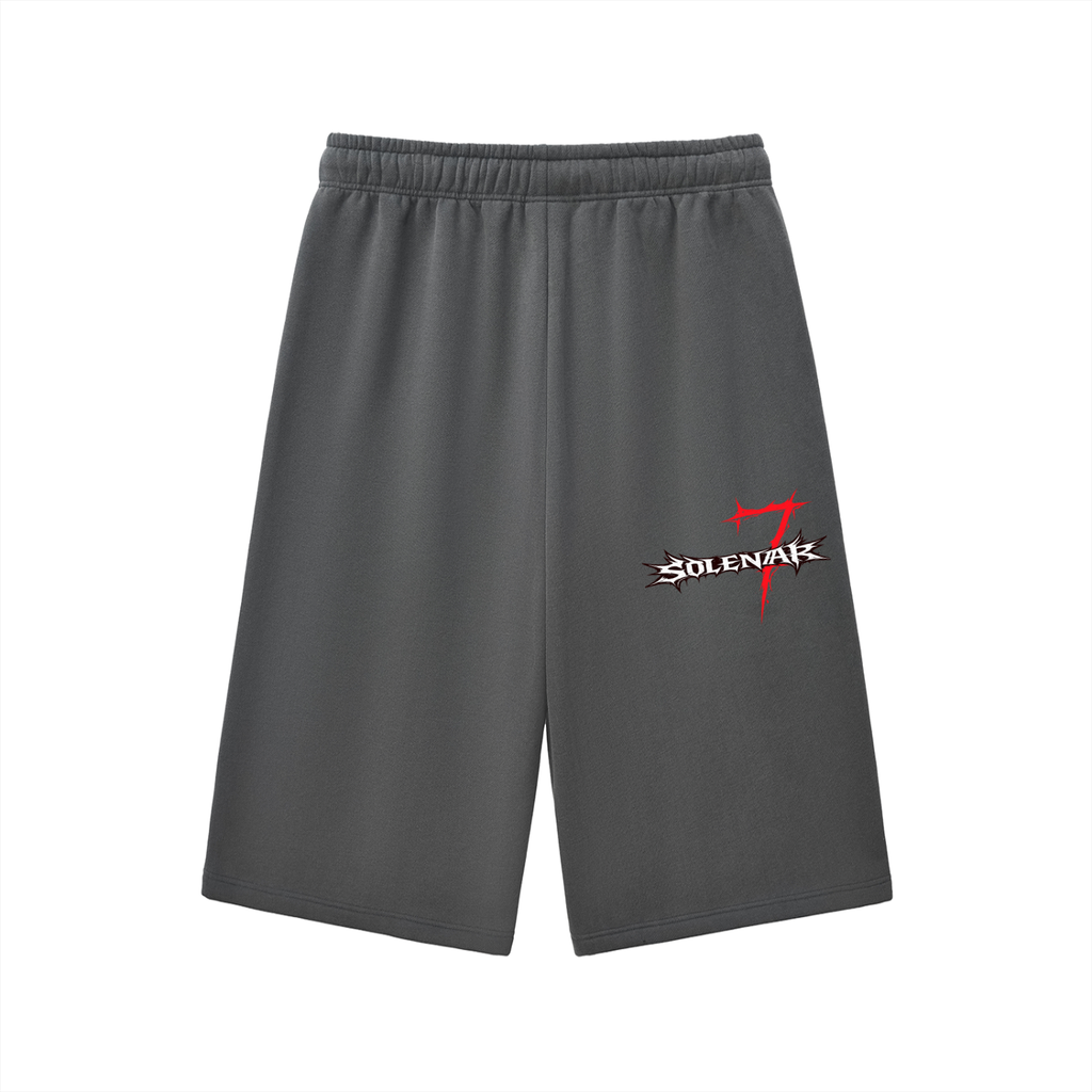 Relaxed Drawstring Three-quarter Sweatpants