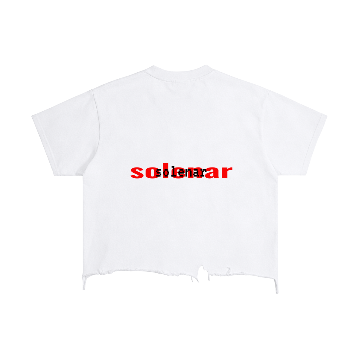 Vintage Wash Boxy Distressed Hem T-Shirt