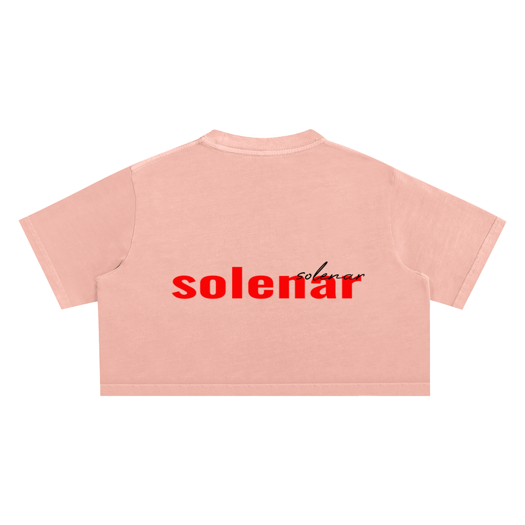 Snow Washed Crop Top